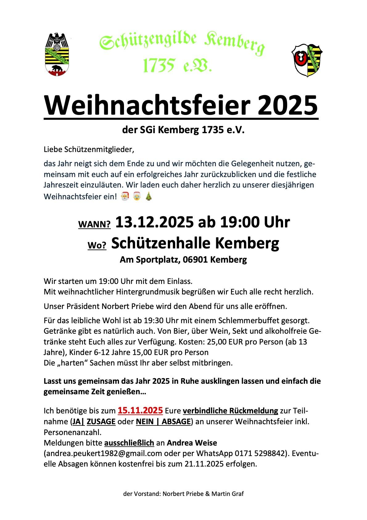 Weihnachtsfeier_Einladung Vereinsmitglieder_2025